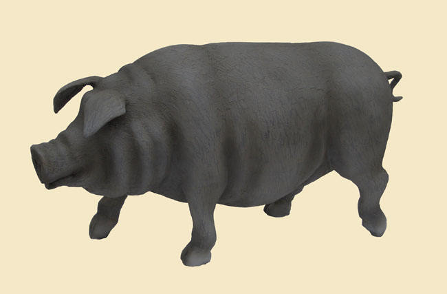 リアルな子豚ちゃん　オブジェ 樹脂 楽天市場】ゆかいな豚さん（小）BR Sitting Pig Small 強化